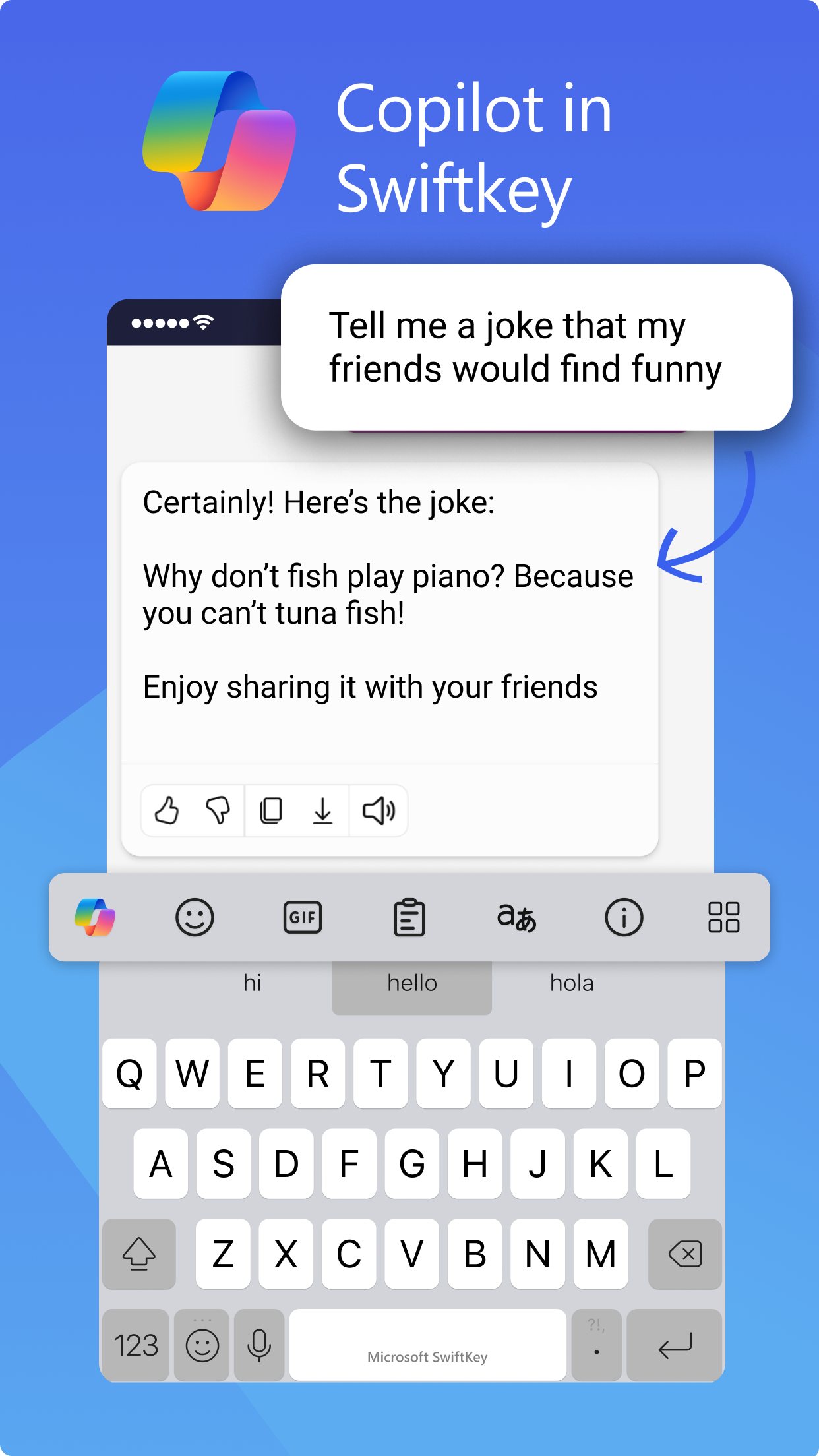 Microsoft SwiftKey screenshot 1